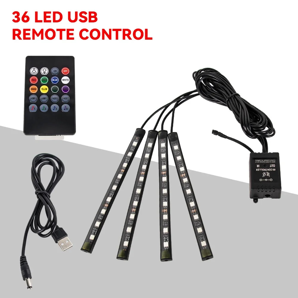 Striscia LED RGB per Interni Auto
