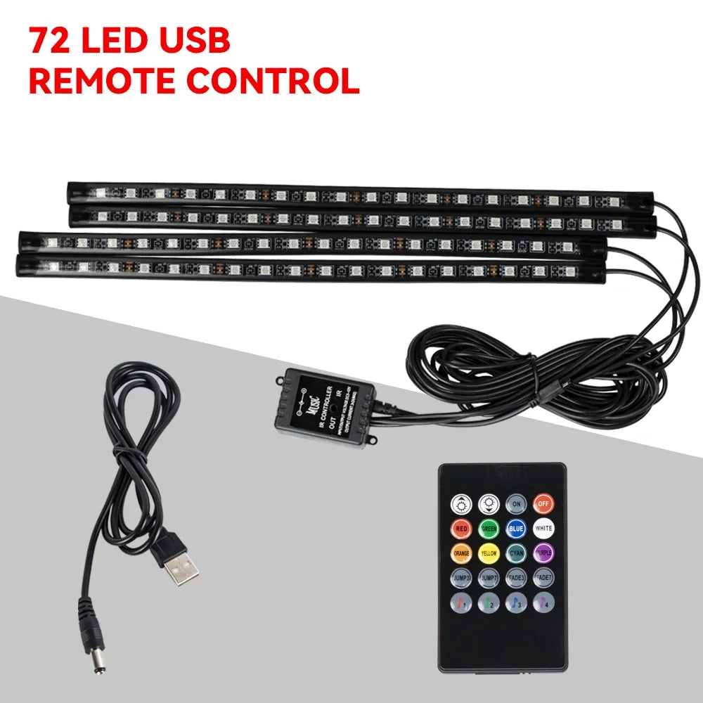 Striscia LED RGB per Interni Auto