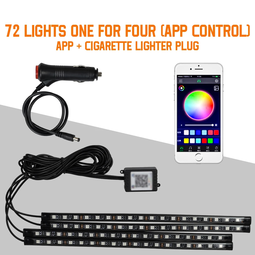 Striscia LED RGB per Interni Auto