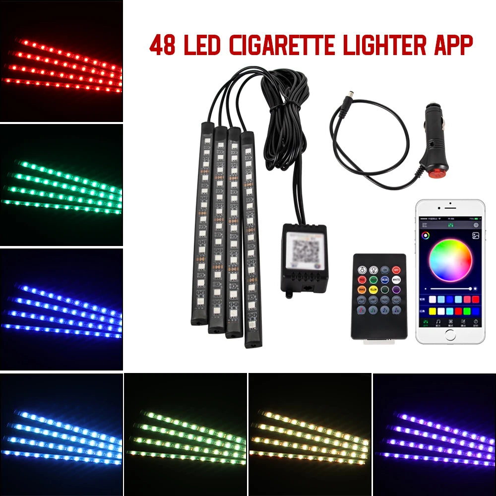 Striscia LED RGB per Interni Auto
