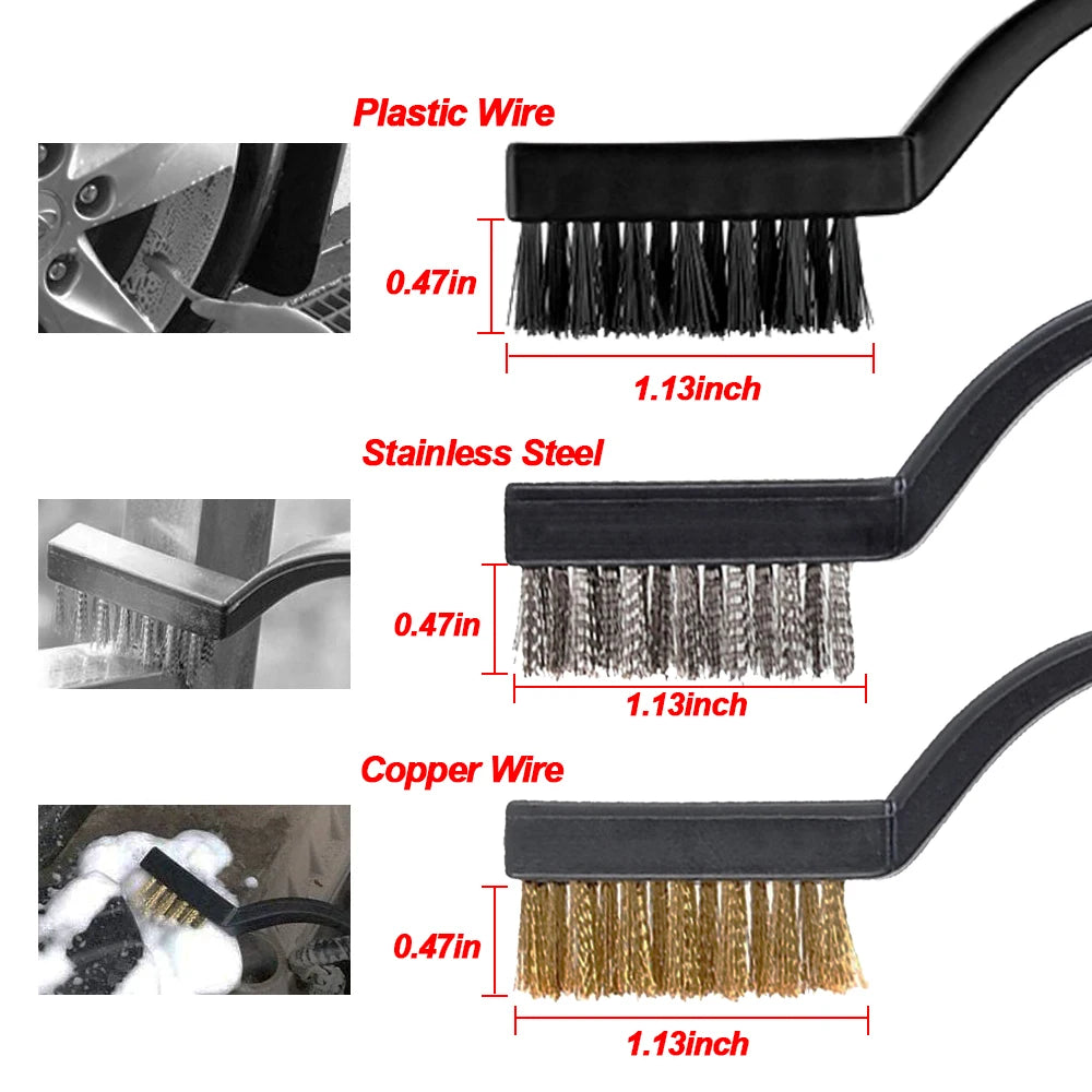 Set di Spazzole per Detailing Auto