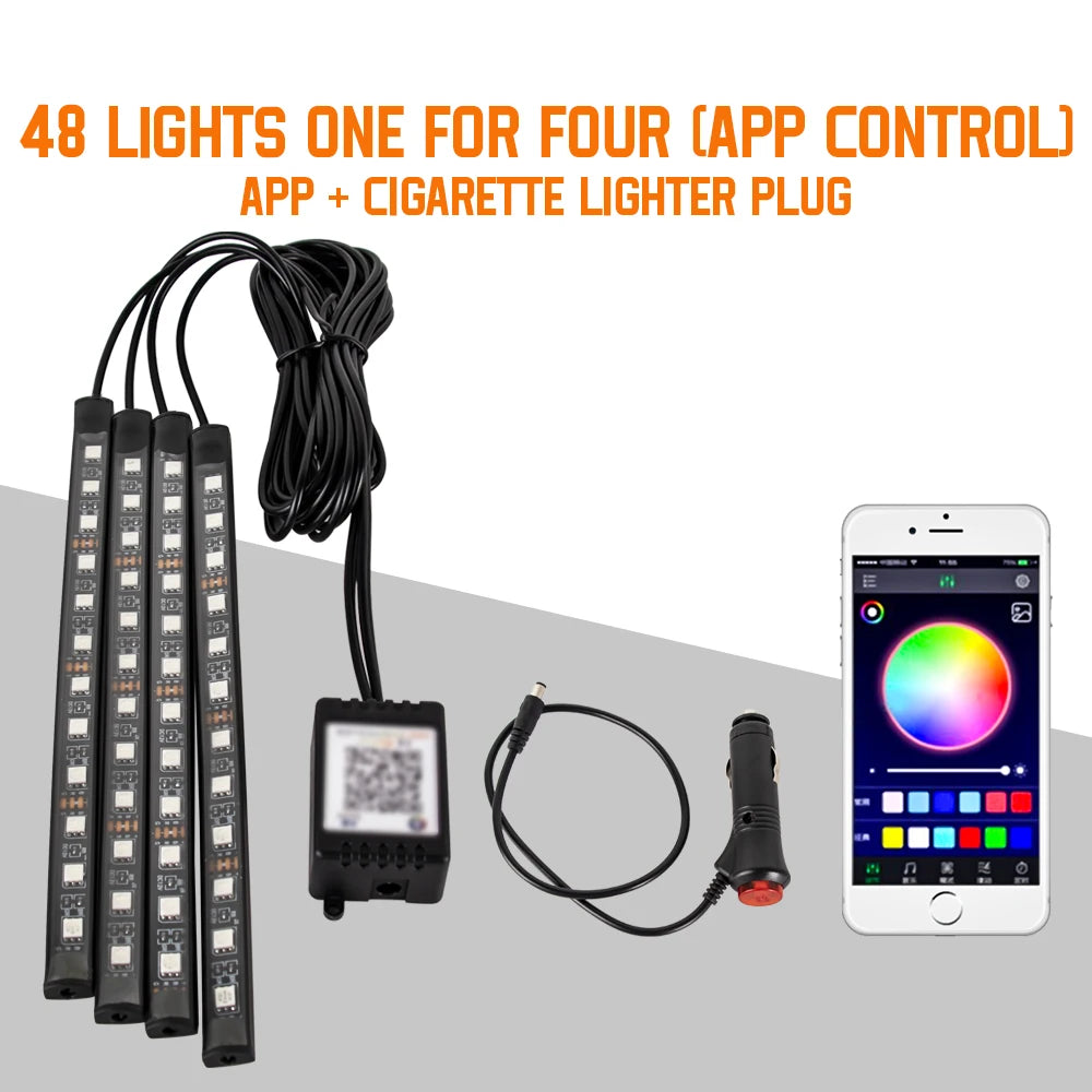 Striscia LED RGB per Interni Auto