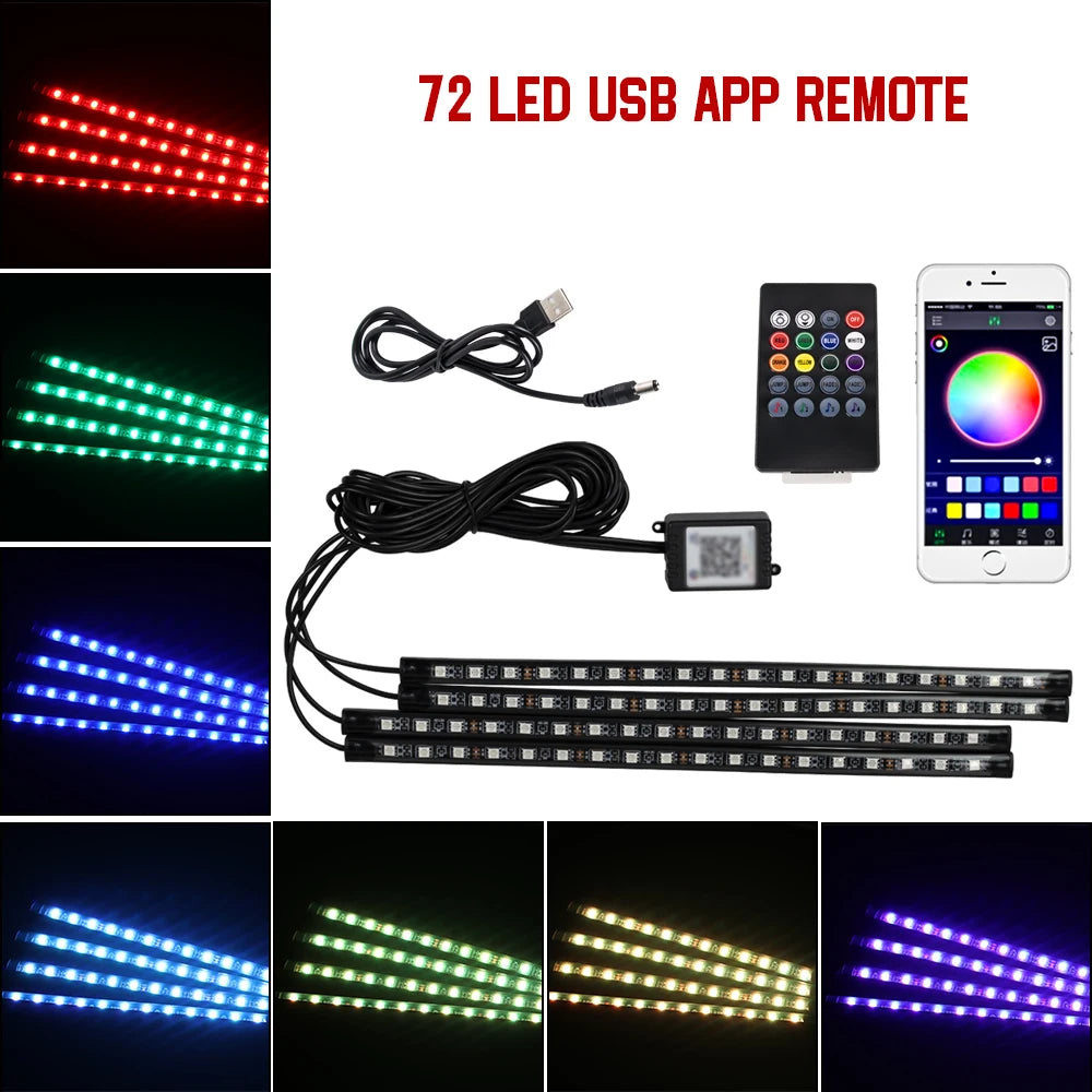 Striscia LED RGB per Interni Auto